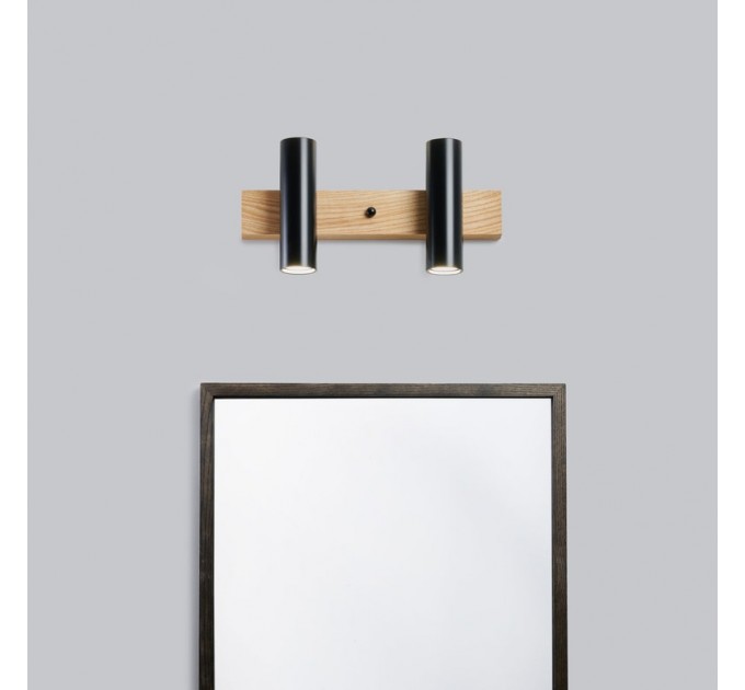Black wall light Vanity lighting Industrial |GaffDesign