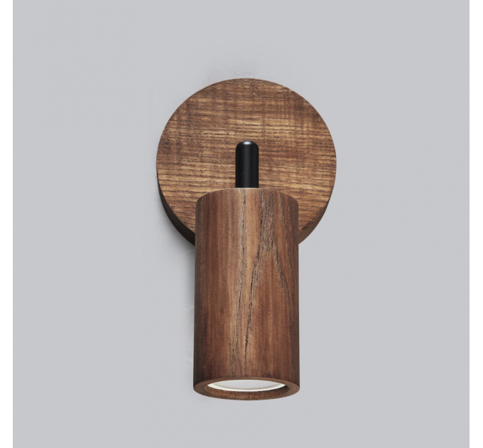 Wall sconce walnut Bathroom wall lighting Industrial light
