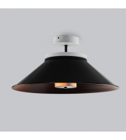Black White Big schoolhouse light Ceiling lighting Industrial light