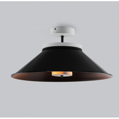 Black White Big schoolhouse light Ceiling lighting Industrial light