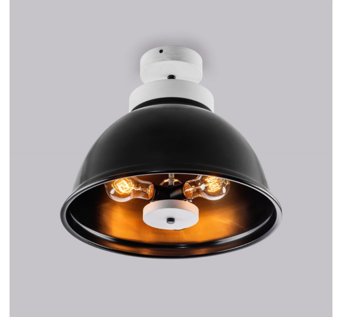 Large black ceiling lighting Schoolhouse light Industrial light