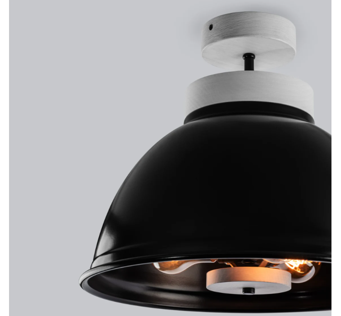 Large black ceiling lighting Schoolhouse light Industrial light