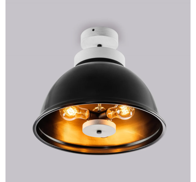 Large black ceiling lighting Schoolhouse light Industrial light