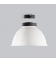 Large ceiling lighting White black Schoolhouse light Industrial light