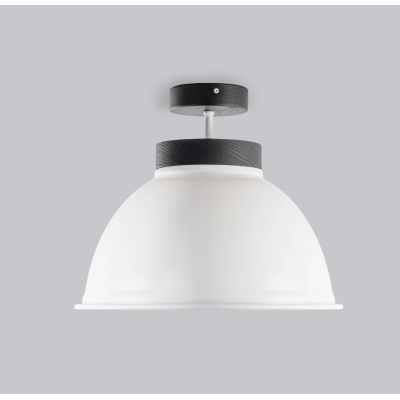 Large ceiling lighting White black Schoolhouse light Industrial light