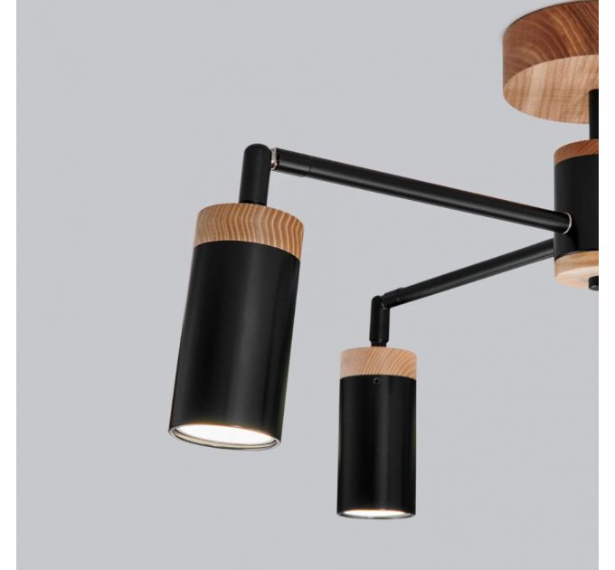 Transformer chandelier Midcentury Black Pendant lighting Mid Century Modern