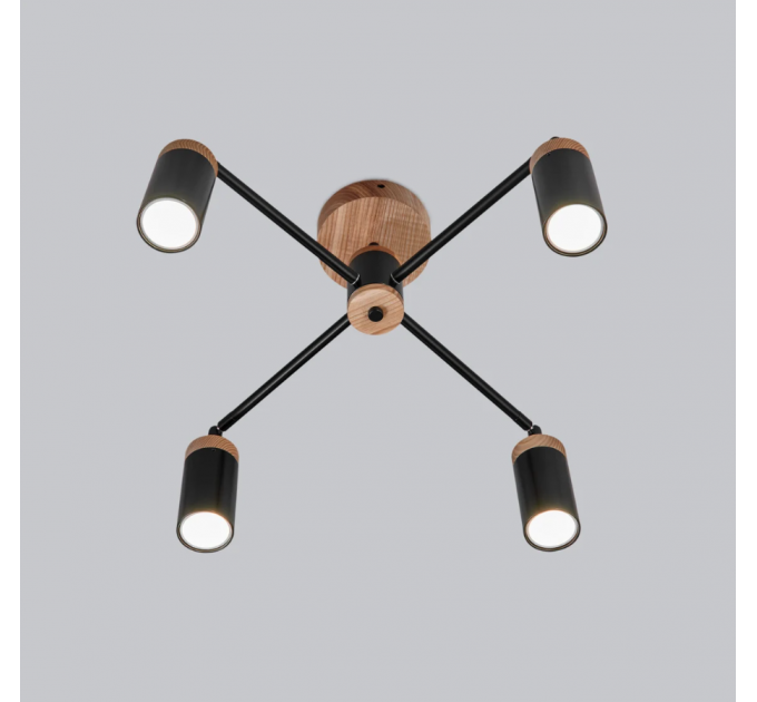 Transformer chandelier Midcentury Black Pendant lighting Mid Century Modern