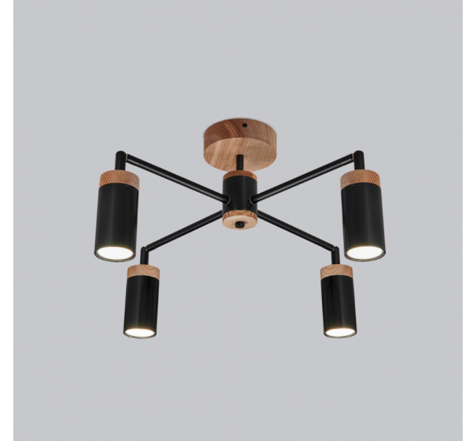 Transformer chandelier Midcentury Black Pendant lighting Mid Century Modern