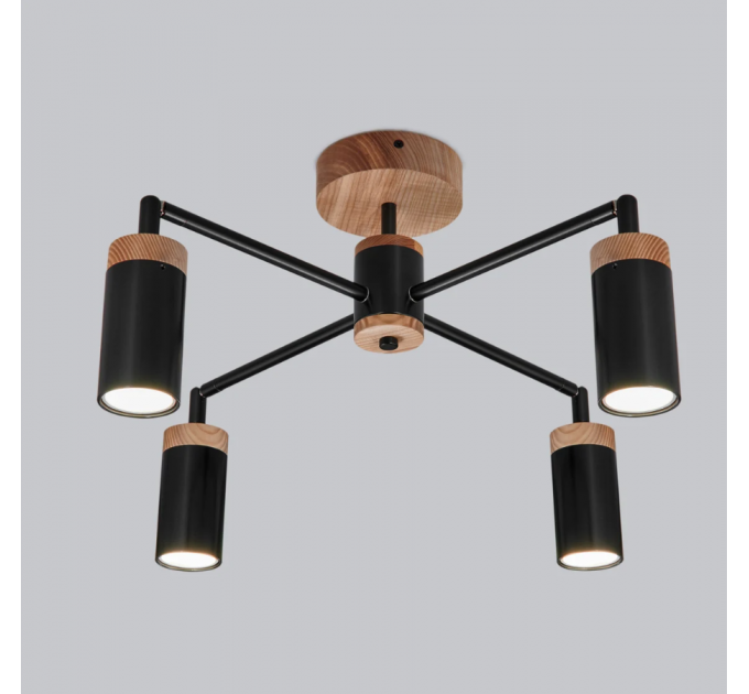 Transformer chandelier Midcentury Black Pendant lighting Mid Century Modern