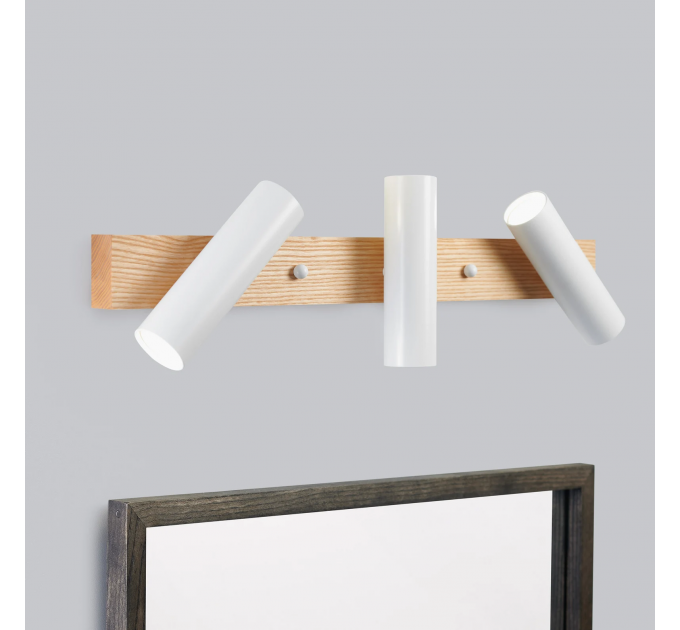 White wall light Vanity lighting Industrial |GaffDesign