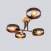 Midcentury chandelier Black Pendant lighting Mid Century Modern