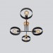Midcentury chandelier Black Pendant lighting Mid Century Modern