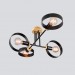 Midcentury chandelier Black Pendant lighting Mid Century Modern