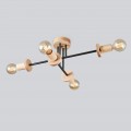 Midcentury chandelier Black Pendant lighting Mid Century Modern
