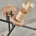 Midcentury chandelier Black Pendant lighting Mid Century Modern
