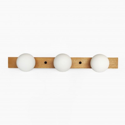 Vanity lighting Industrial wall light with 3 ball