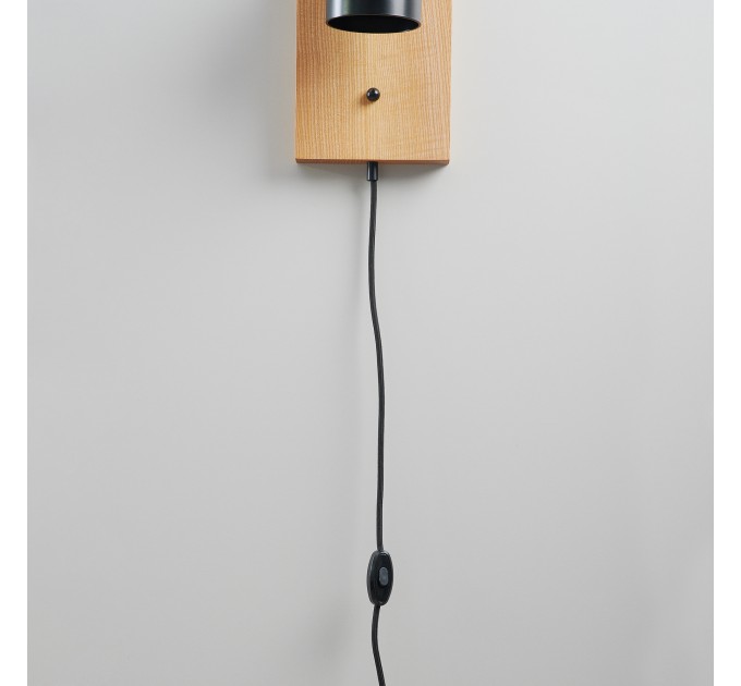 Wooden wall sconce Industrial lighting |GaffDesign
