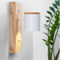 Wooden wall sconce Wall lighting