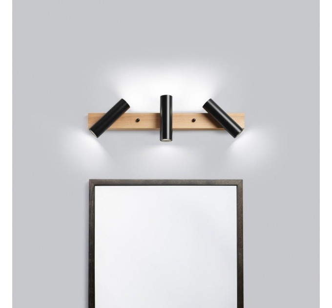 Vanity light Black bathroom wall lighting Wall lighting |GaffDesign