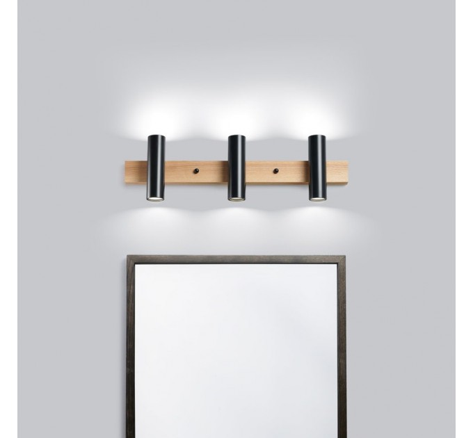 Vanity light Black bathroom wall lighting Wall lighting |GaffDesign