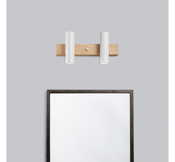White wall light Vanity lighting Industrial |GaffDesign
