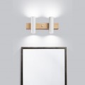 White wall light Vanity lighting Industrial |GaffDesign