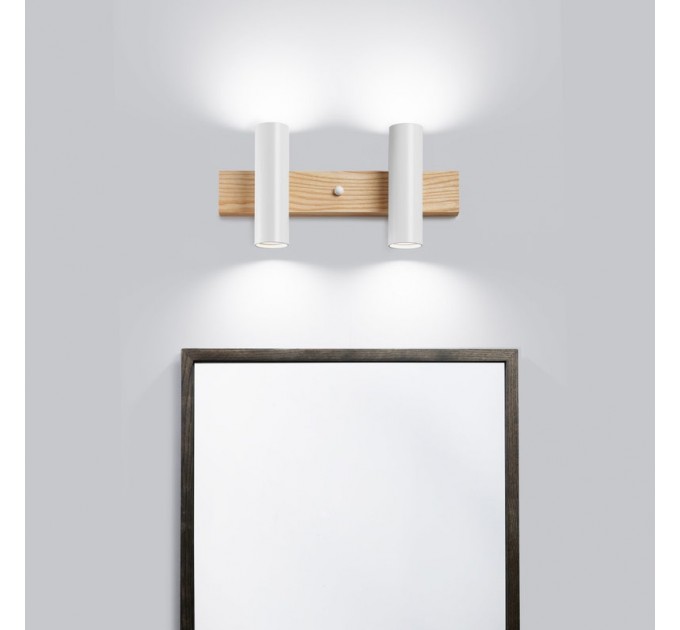 White wall light Vanity lighting Industrial |GaffDesign