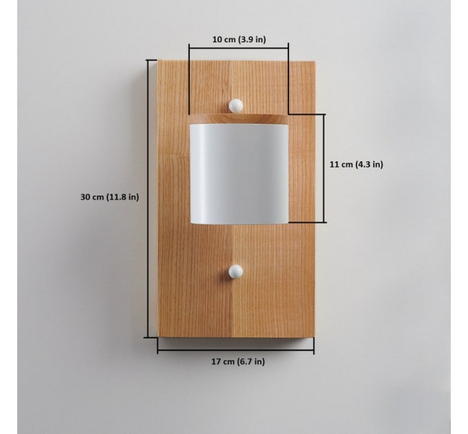 Wooden wall sconce Wall lighting |GaffDesign