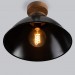 Ceiling lighting with schoolhouse style Hallway lamp