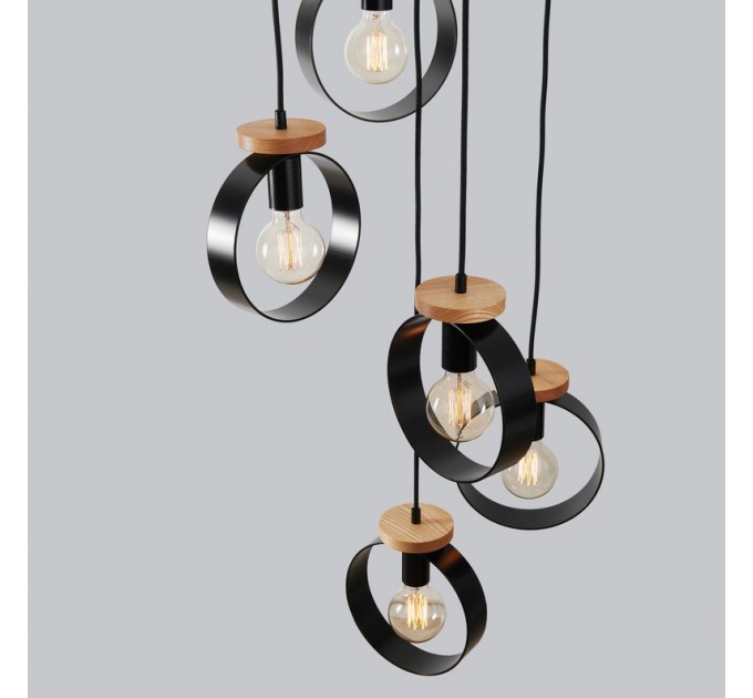 Long chandelier Pendant lighting Industrial light |GaffDesign