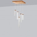 Long chandelier for stairs Pendant lighting Hallway light |GaffDesign