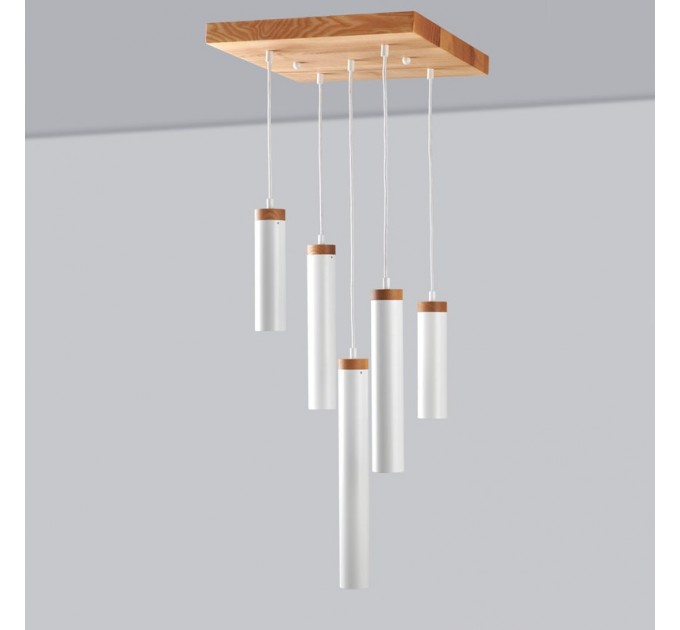 Long chandelier for stairs Pendant lighting Hallway light |GaffDesign