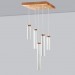 Long chandelier for stairs Pendant lighting Hallway light