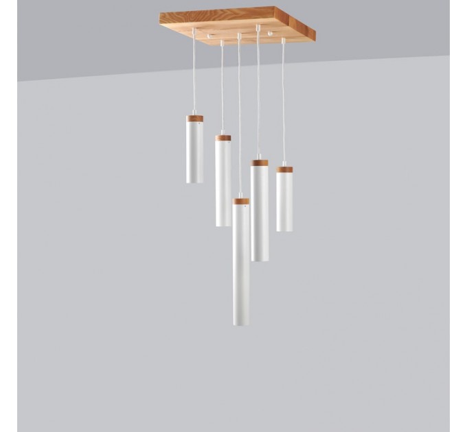 Long chandelier for stairs Pendant lighting Hallway light |GaffDesign