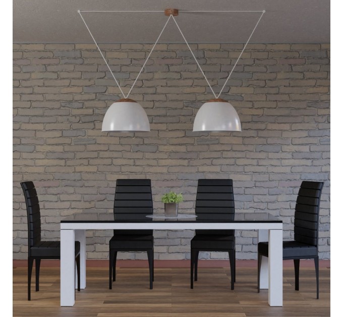 Pendant lighting White chandelier |GaffDesign