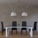 Pendant lighting White chandelier