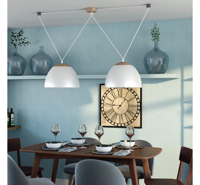 Pendant lighting White chandelier |GaffDesign