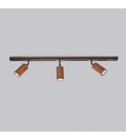 Track lighting Pendant light Industrial track Walnut Minimalist