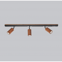 Track lighting Pendant light Industrial track Walnut Minimalist