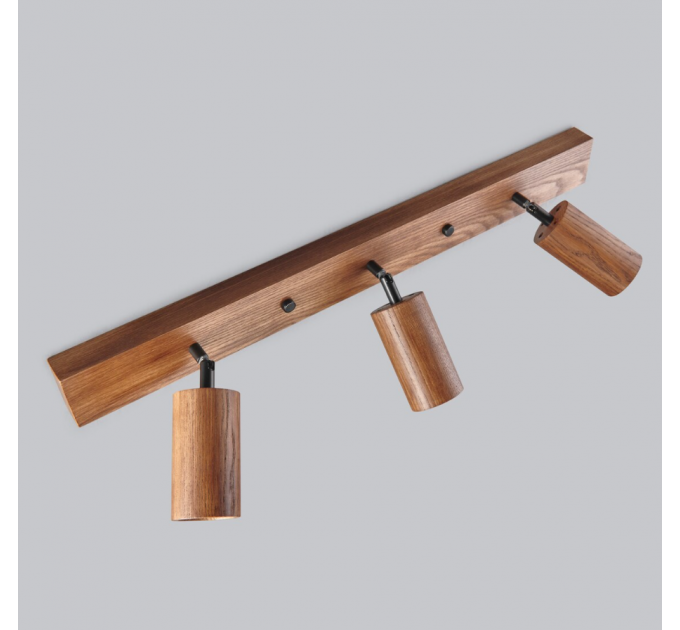 Vanity light Bathroom wooden wall lighting Black walnut