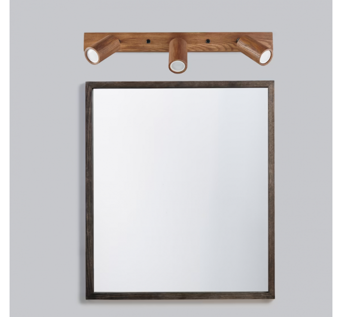 Vanity light Bathroom wooden wall lighting Black walnut